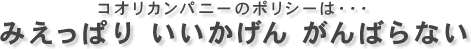 みえっぱり　いいかげん　がんばらない